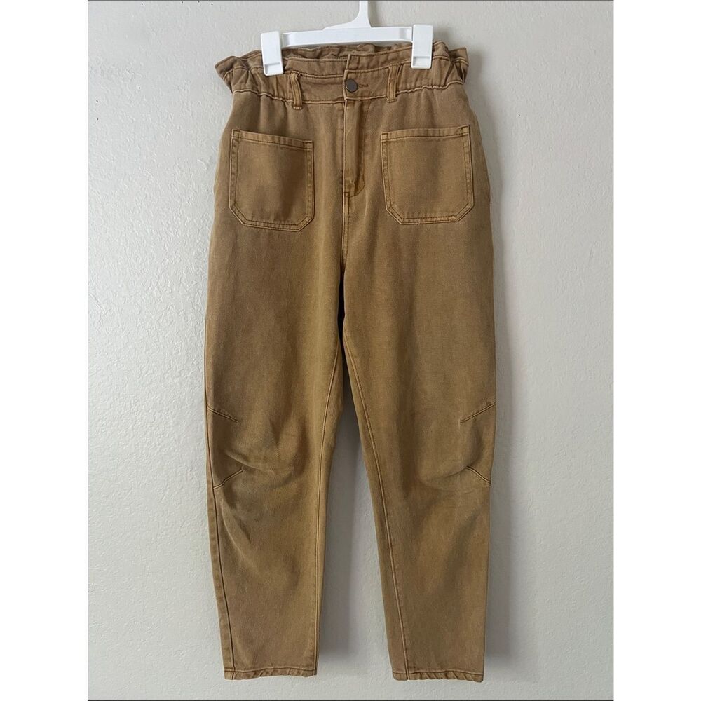 Like New! BOHME Casual High-Waist Elastic Waistband Pants in Rust Size S